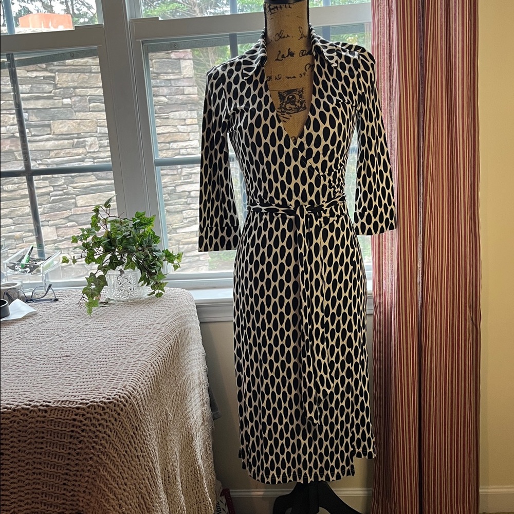 Chic Silk Wrap Dress by Steffen Schraut